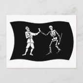 Carte postale Bartholomew Roberts Flag (Devant)