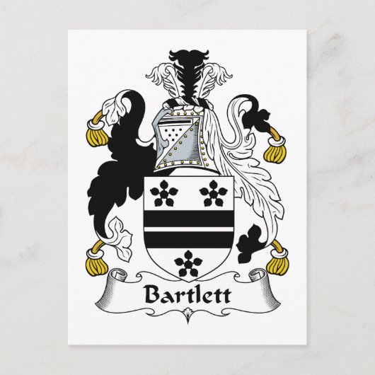 Carte Postale Bartlett Family Crest (Devant)
