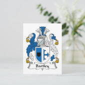Carte Postale Bartley Family Crest (Debout devant)