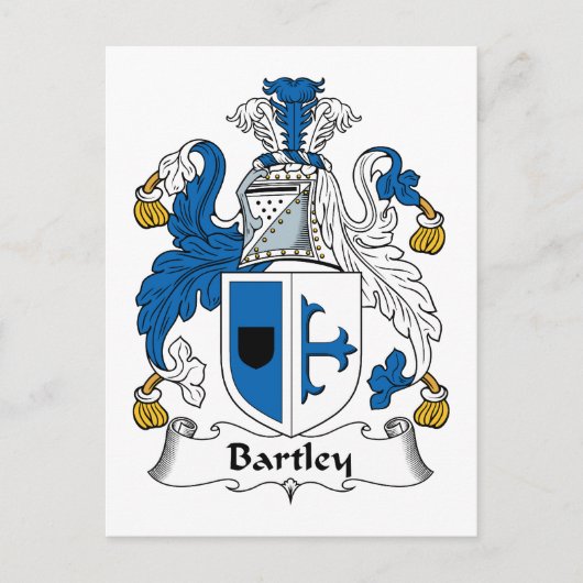 Carte Postale Bartley Family Crest (Devant)