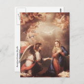 Carte Postale Bartolome Murillo - L'Annonciation (Devant / Derrière)