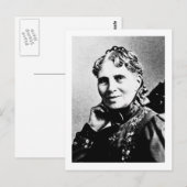 Carte Postale Barton ~ Clara Fondateur Croix-Rouge américaine (Devant / Derrière)