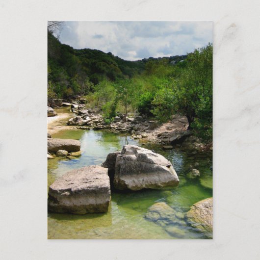 Carte Postale Barton Creek 2 - Austin Texas (Devant)