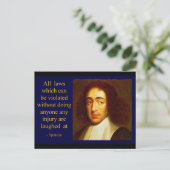 Carte Postale Baruch Spinoza (Debout devant)