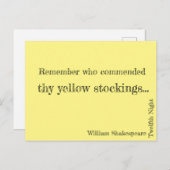 Carte postale Bas Jaunes (Devant / Derrière)