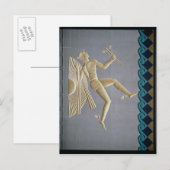 Carte Postale Bas-relief représentant le mercure (Devant / Derrière)