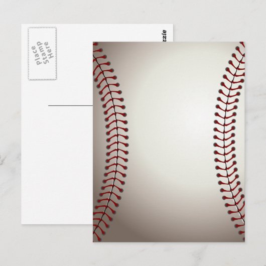 Carte Postale Base-ball (Devant / Derrière)