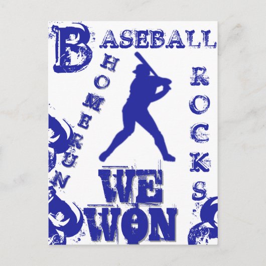 Carte Postale Base-ball (Devant)