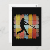 Carte Postale Base-ball vintage (Devant / Derrière)