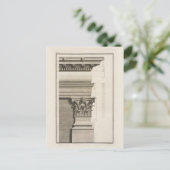 Carte Postale Base, Capitale et Entablature du Pilaster (Debout devant)