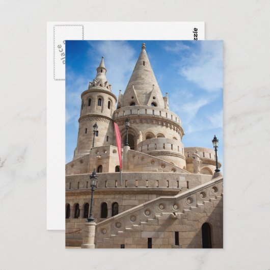 Carte Postale Base de Fisherman à Budapest (Devant / Derrière)