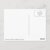 Carte Postale Base de Fisherman à Budapest (Dos)