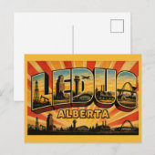 Carte Postale Base industrielle de Leduc en Alberta (Devant / Derrière)