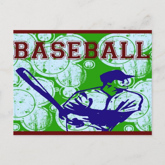 CARTE POSTALE BASEBALL (Devant)