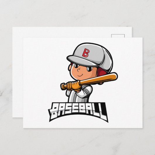 Carte Postale Baseball (Devant / Derrière)