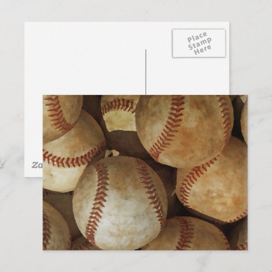 Carte Postale Baseball (Devant / Derrière)