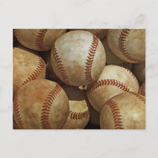 Carte Postale Baseball (Devant)