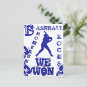 Carte Postale Baseball (Debout devant)