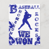 Carte Postale Baseball (Devant)