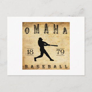 Carte Postale Baseball à Omaha Nebraska 1879