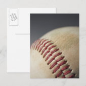 Carte Postale Baseball avec marque d'impact. (Devant / Derrière)