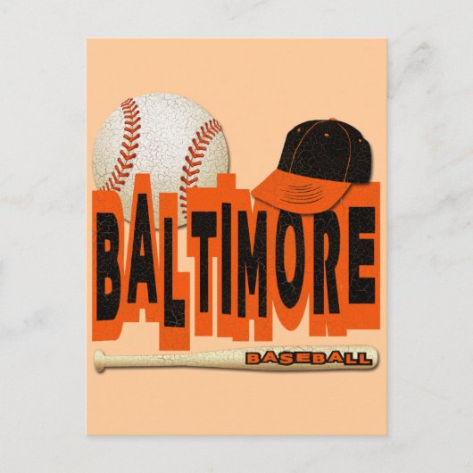 CARTE POSTALE BASEBALL BALTIMORE (Devant)