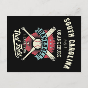 Carte Postale Baseball de Caroline du Sud Orangeburg