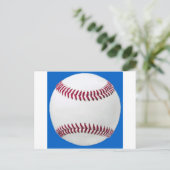 Carte Postale Baseball en bleu (Debout devant)