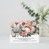 Carte Postale Baseball enregistrer la date (Debout devant)