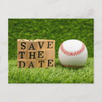 Baseball Enregistrer la date pour la fête