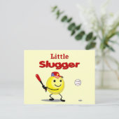 Carte Postale Baseball Little Slugger (Debout devant)
