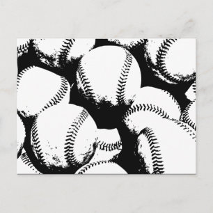 Carte Postale Baseball Pop Art - Sports Baseballs
