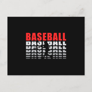Carte Postale Baseball Sports Catcher Pitcher Bat Drôle Drôle ca