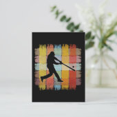 Carte Postale Baseball Vintage (Debout devant)