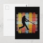 Carte Postale Baseball Vintage (Devant / Derrière)