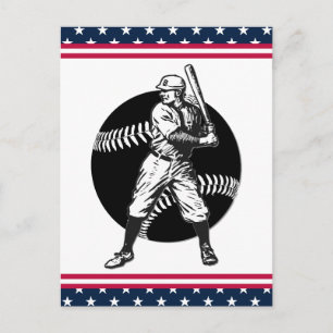 Carte Postale Baseball:Vintage