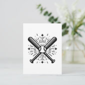 Carte Postale baseball vintage (Debout devant)