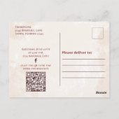 Carte Postale Baseball vintage All Star Simple Anniversaire (Dos)