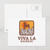 Carte Postale Basenji (Devant / Derrière)