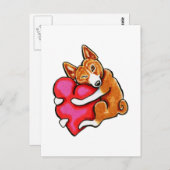 Carte Postale Basenji Love (Devant / Derrière)