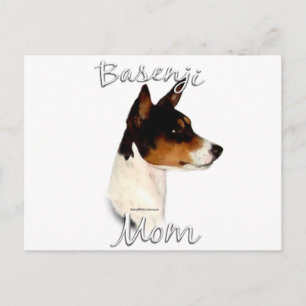 Carte Postale Basenji Maman 2