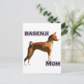 Carte Postale Basenji Maman 4 (Debout devant)