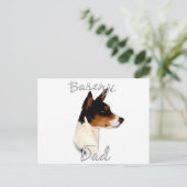 Carte Postale Basenji Papa 2 (Debout devant)