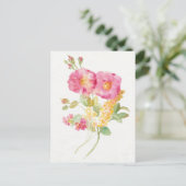 Carte Postale Basière blanche sur bleu (Debout devant)