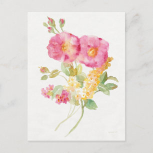 Carte Postale Basière blanche sur bleu