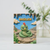 Carte Postale Basilic Bébé Mignon, Mythique (Debout devant)