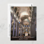 Carte Postale Basilica of Sainte Anne de Beaupre, Québec, Canada (Devant / Derrière)