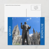 Carte Postale basílica quito (Devant / Derrière)