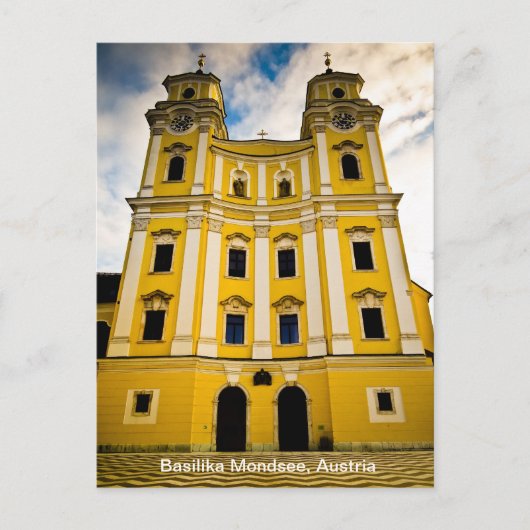 Carte Postale Basilika Mondsee, Autriche (Devant)