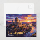 Carte Postale Basilique d'Esztergom Hongrie (Devant / Derrière)